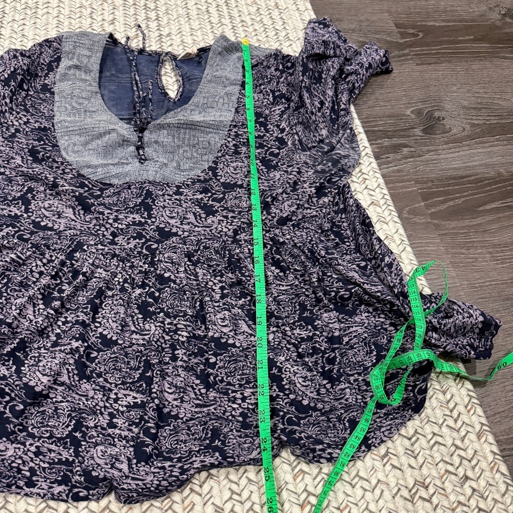 Akemi + Kin by Anthropologie Purple Macello Boho Peasant - Picture 8 of 10